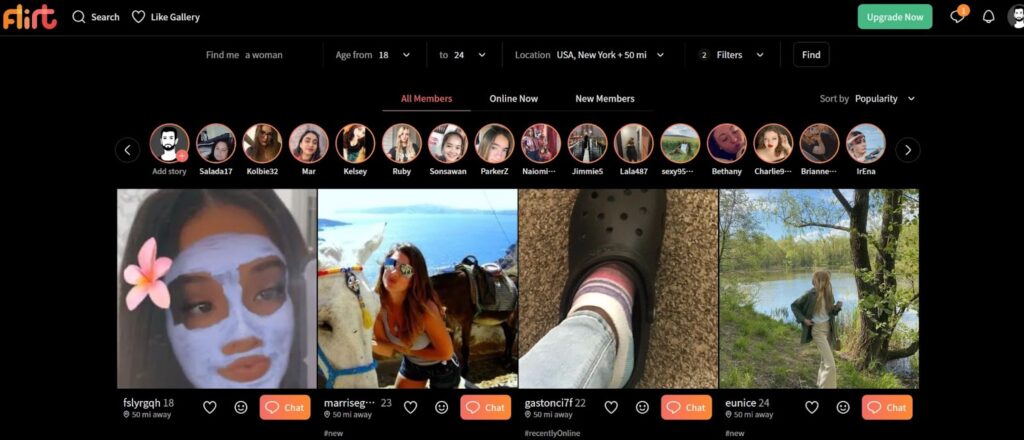 Flirt profile