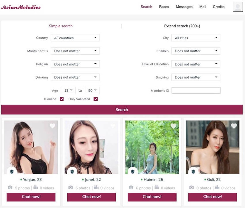 asian-melodies-search-filters