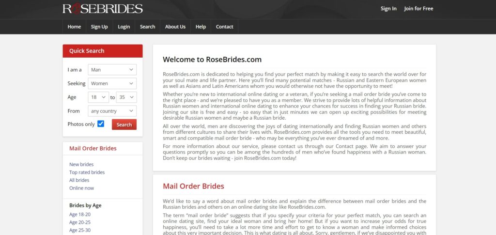 RoseBrides Review: Start Dating Internationally